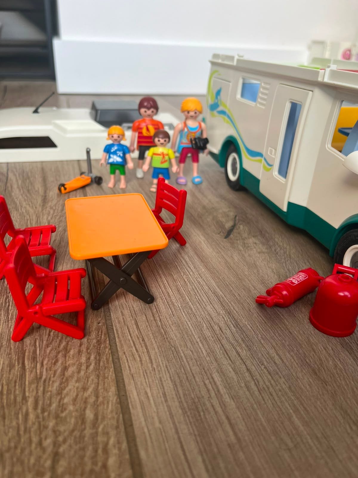 Grand Lot de Playmobil Camping car, Enlèvement ou Envoi, Comme neuf, Pièces détachées, Véhicule