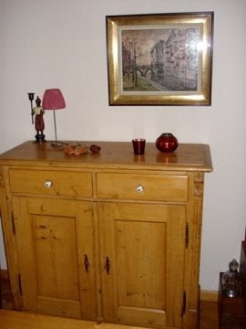 grenen buffetkast, Huis en Inrichting, Ophalen, Zo goed als nieuw, Grenenhout, Met lade(s)