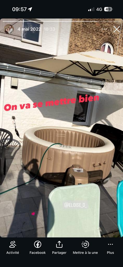 Jacuzzi Intex, Tuin en Terras, Ophalen, Gebruikt