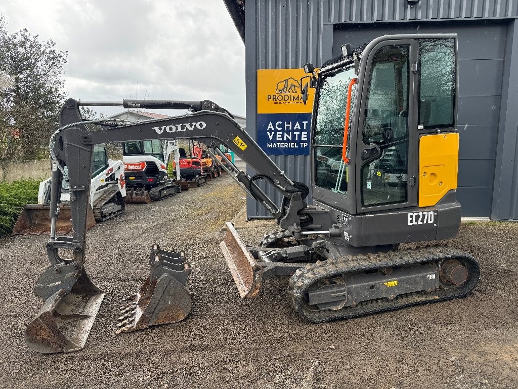 VOLVO EC27D - Année 2024 - 564 Heures, Articles professionnels, Enlèvement, Excavatrice