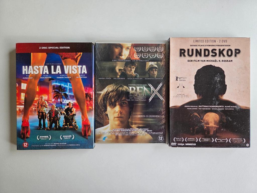 Vlaamse films: Rundskop, Hasta la vista en Ben X, Enlèvement ou Envoi, Comme neuf, Film