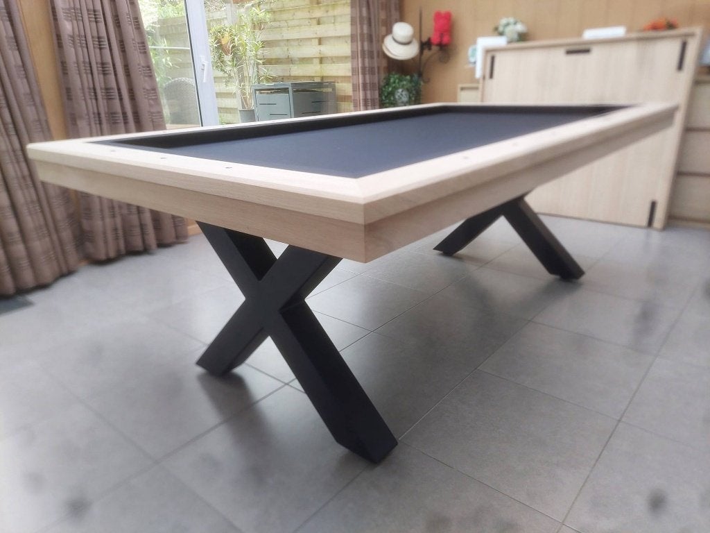 Carambole Blade — massieve eik, ultra smal | ’t Clubke, Sport en Fitness, Ophalen, Nieuw, Biljarttafel