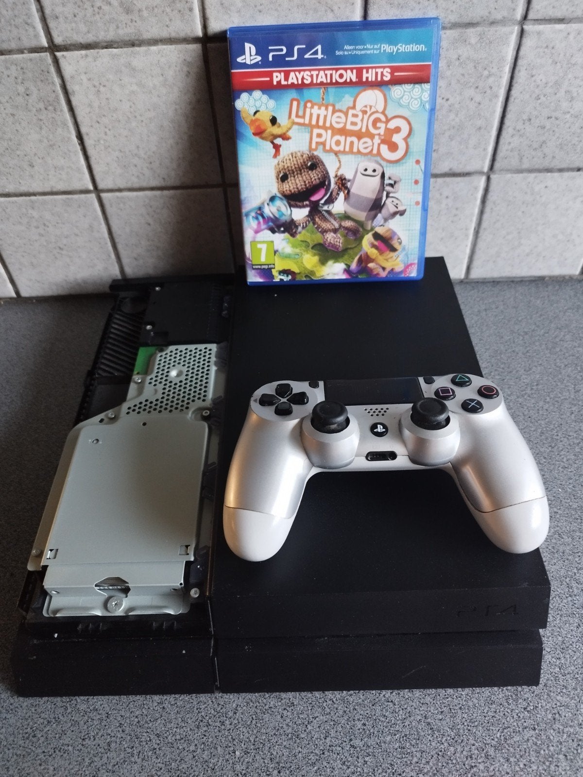 Ps4 slim 500GB, Games en Spelcomputers, Spelcomputers | Sony PlayStation 4, Ophalen, Met 1 controller, Slim, 500 GB