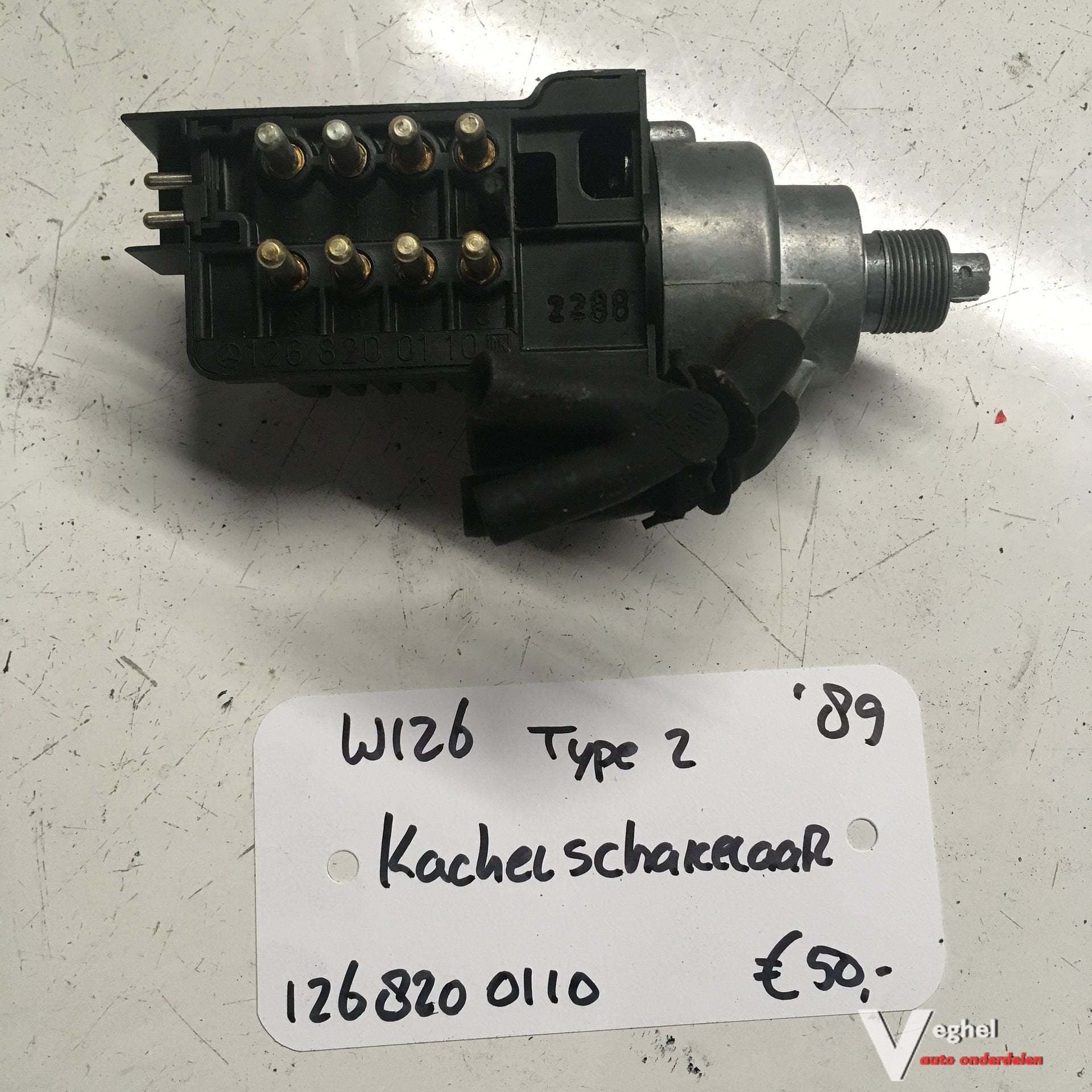 Mercedes W126 Type 2 1989 Kachelschakelaar  126 820 0110, Autos : Pièces & Accessoires, -, Utilisé, -, -