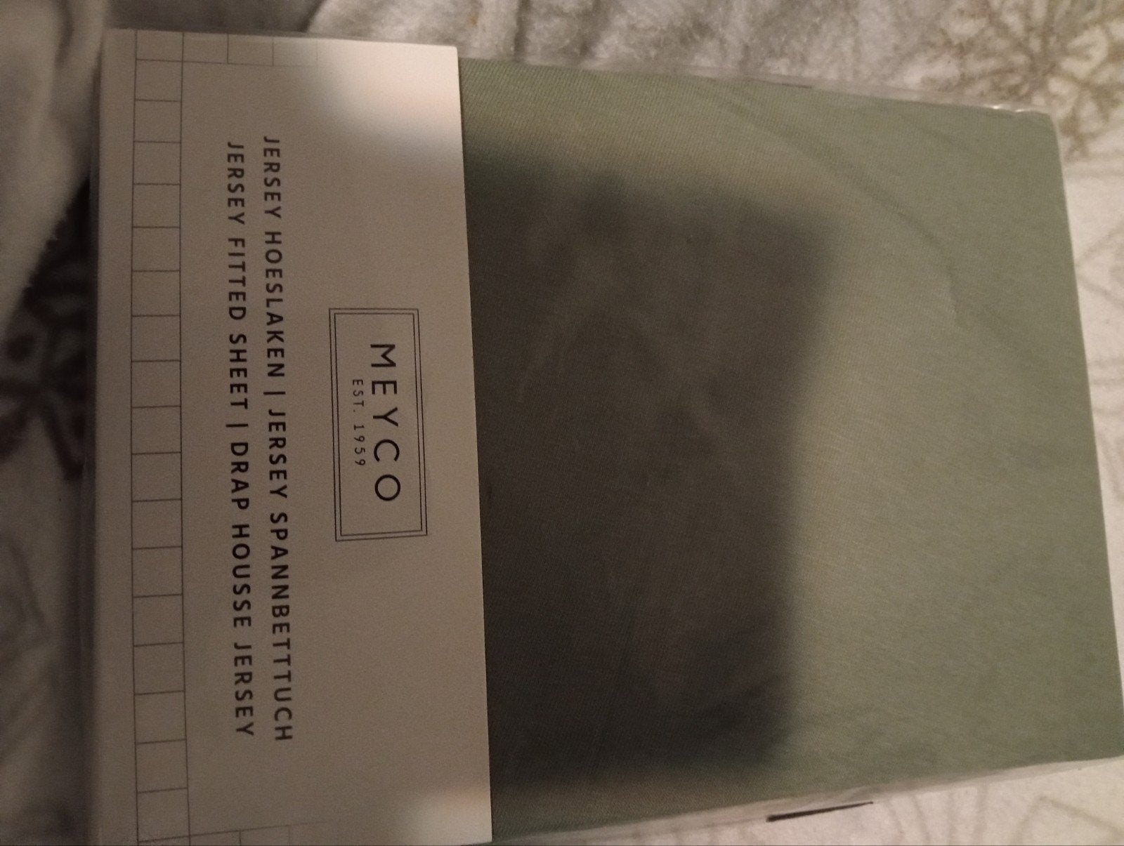 Hoeslaken babybed Jersey meyco, Kinderen en Baby's, Dekens, Slaapzakjes en Inbakerproducten, Ophalen, Nieuw, Overige typen