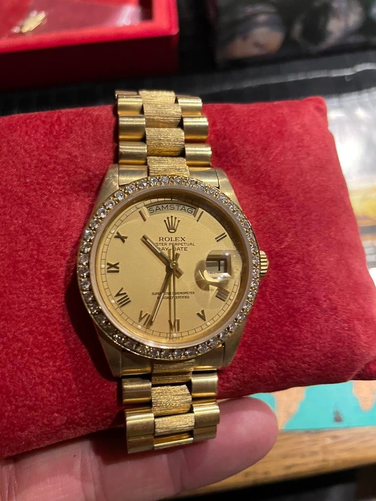 Rolex in goud, Ophalen of Verzenden, Zo goed als nieuw, Goud, Rolex