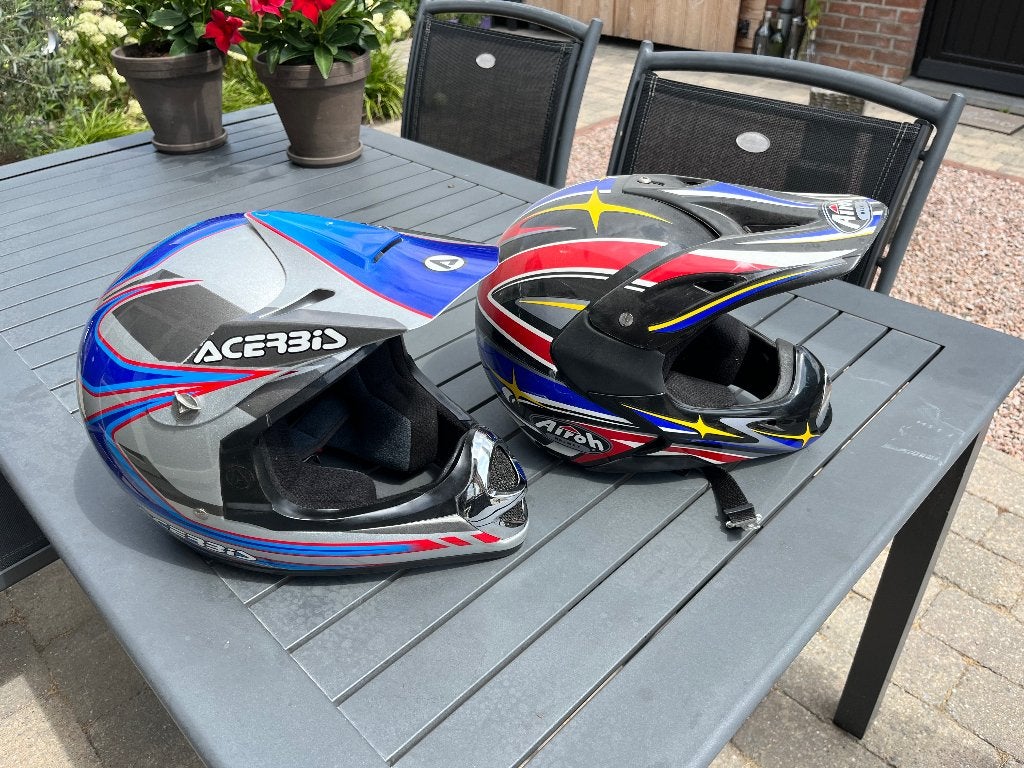 Kinderen cross helm., Motoren, Kleding | Motorhelmen, XS, Kinderen, Offroadhelm, Tweedehands