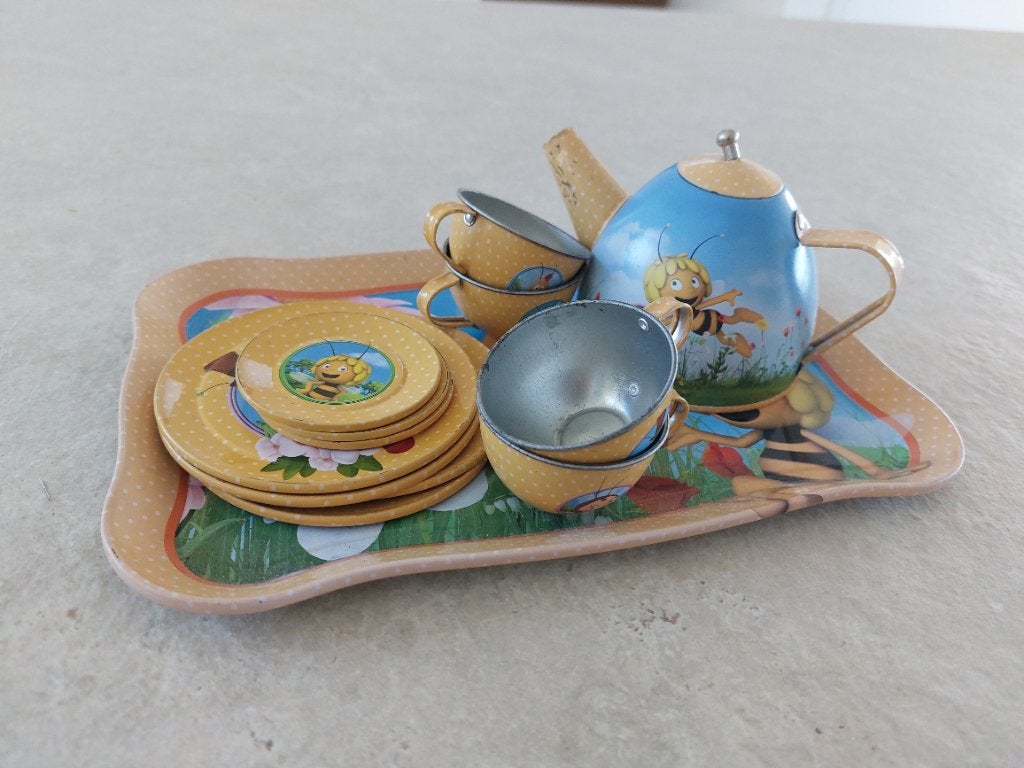 Speelgoed theeset Maya de bij, Ophalen, Gebruikt, Overige materialen, Speelkeuken-accessoire