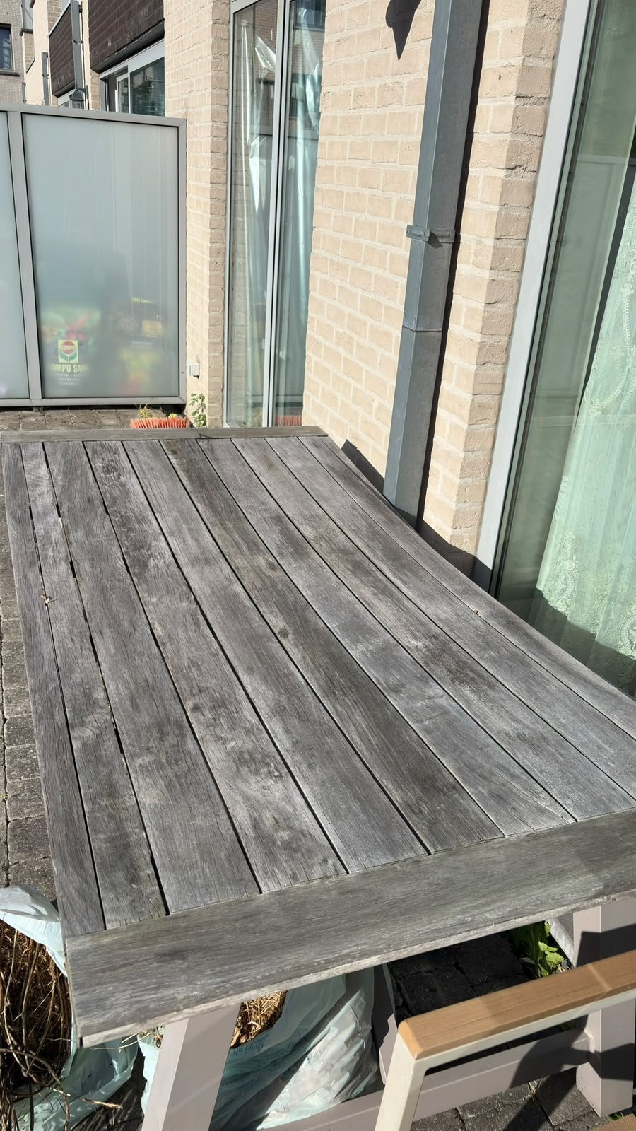 A donner Table jardin, Ophalen, Gebruikt, Rechthoekig, Hout