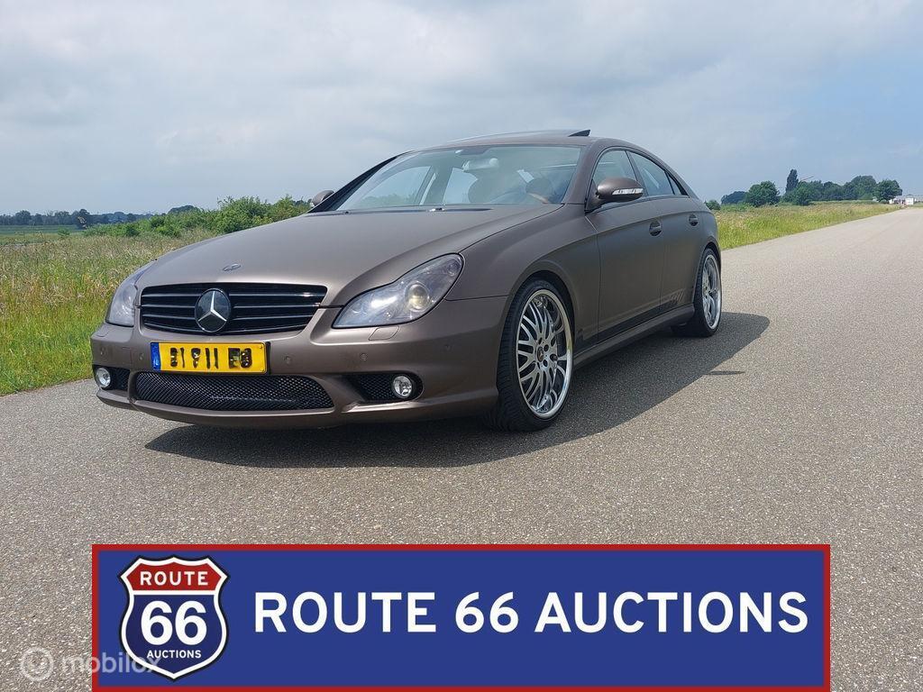 Mercedes-Benz CLS 500 AMG | 2004 | Route 66 Auctions, Auto's, Gebruikt, Zwart, Bedrijf, Handgeschakeld