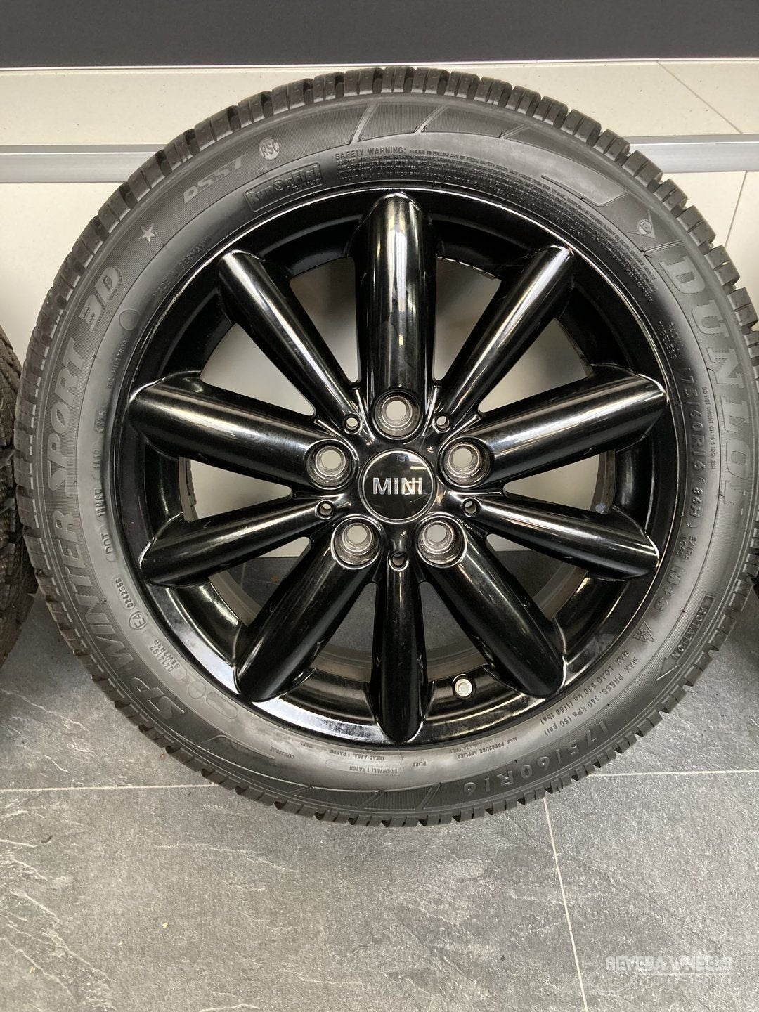 16” originele Mini Cooper One Cabrio S velgen + winterbanden, Auto-onderdelen, Gebruikt, 175 mm, -, Banden en Velgen