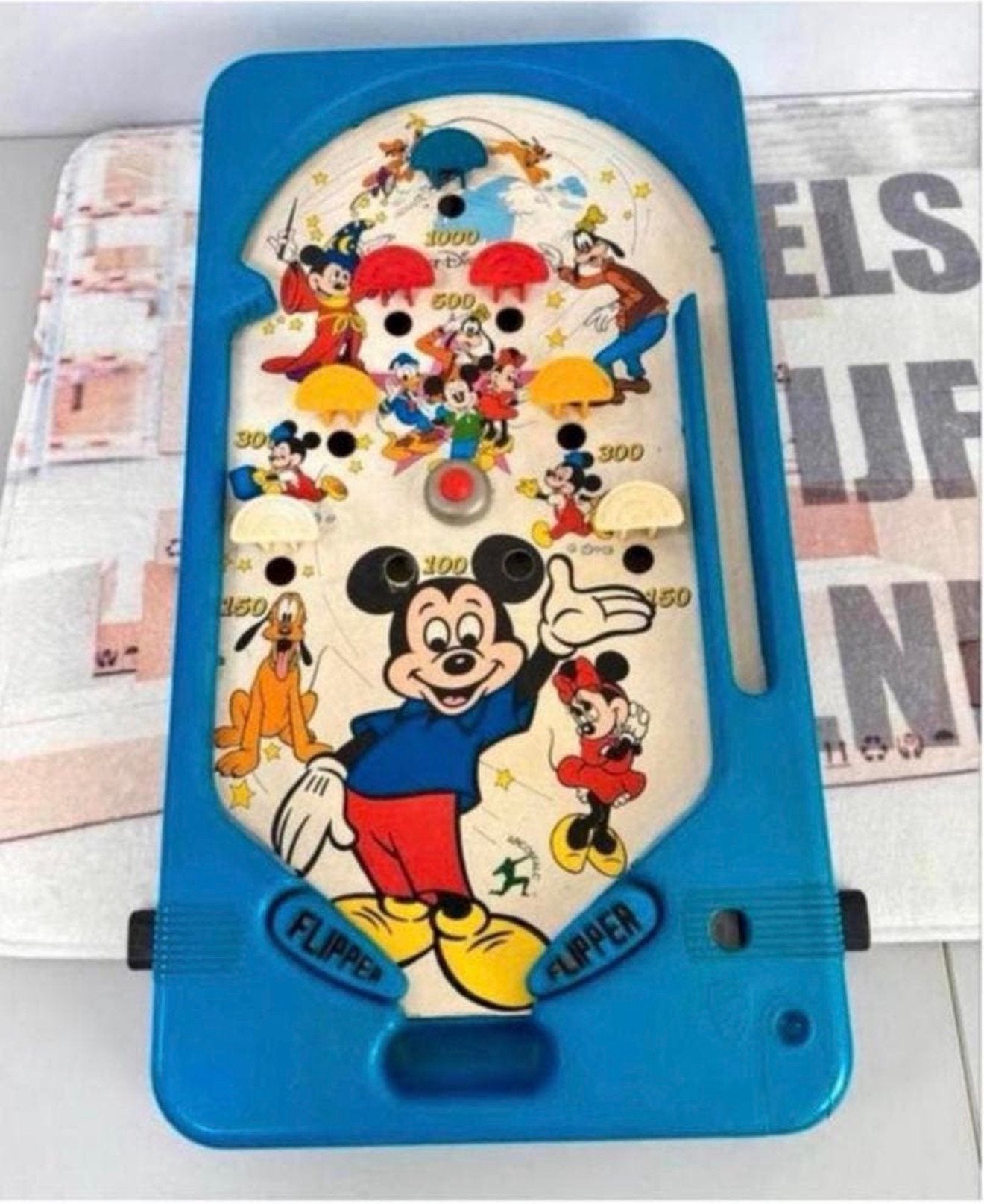 Walt Disney 1960-1970 vintage Flipperspel Flipperkast Mickey, Verzamelen, Automaten | Flipperkasten, Ophalen of Verzenden, Zo goed als nieuw