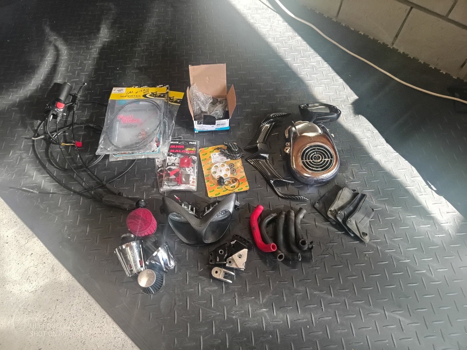 lot onderdelen Minarelli, Vélos & Vélomoteurs, Enlèvement ou Envoi, Utilisé, Mbk (yamaha)