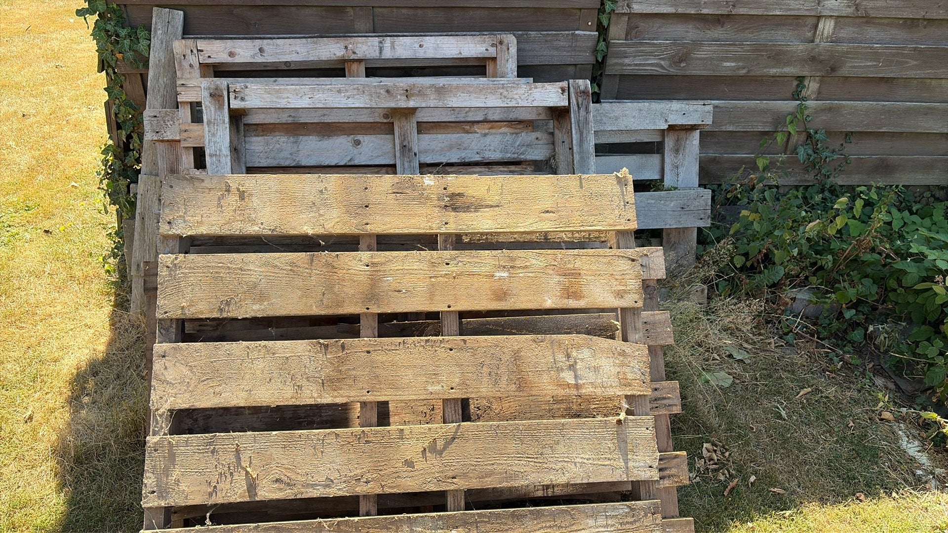 Houten paletten, Bricolage & Construction, Bois & Planches, Enlèvement, Utilisé