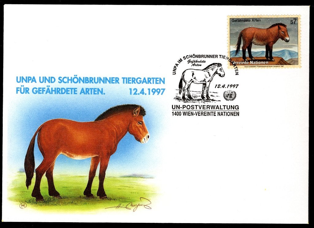 OOSTENRIJK UNPA und Schönbrunner Tiergarten, Postzegels en Munten, Postzegels | Europa | Oostenrijk, Verzenden, Gestempeld