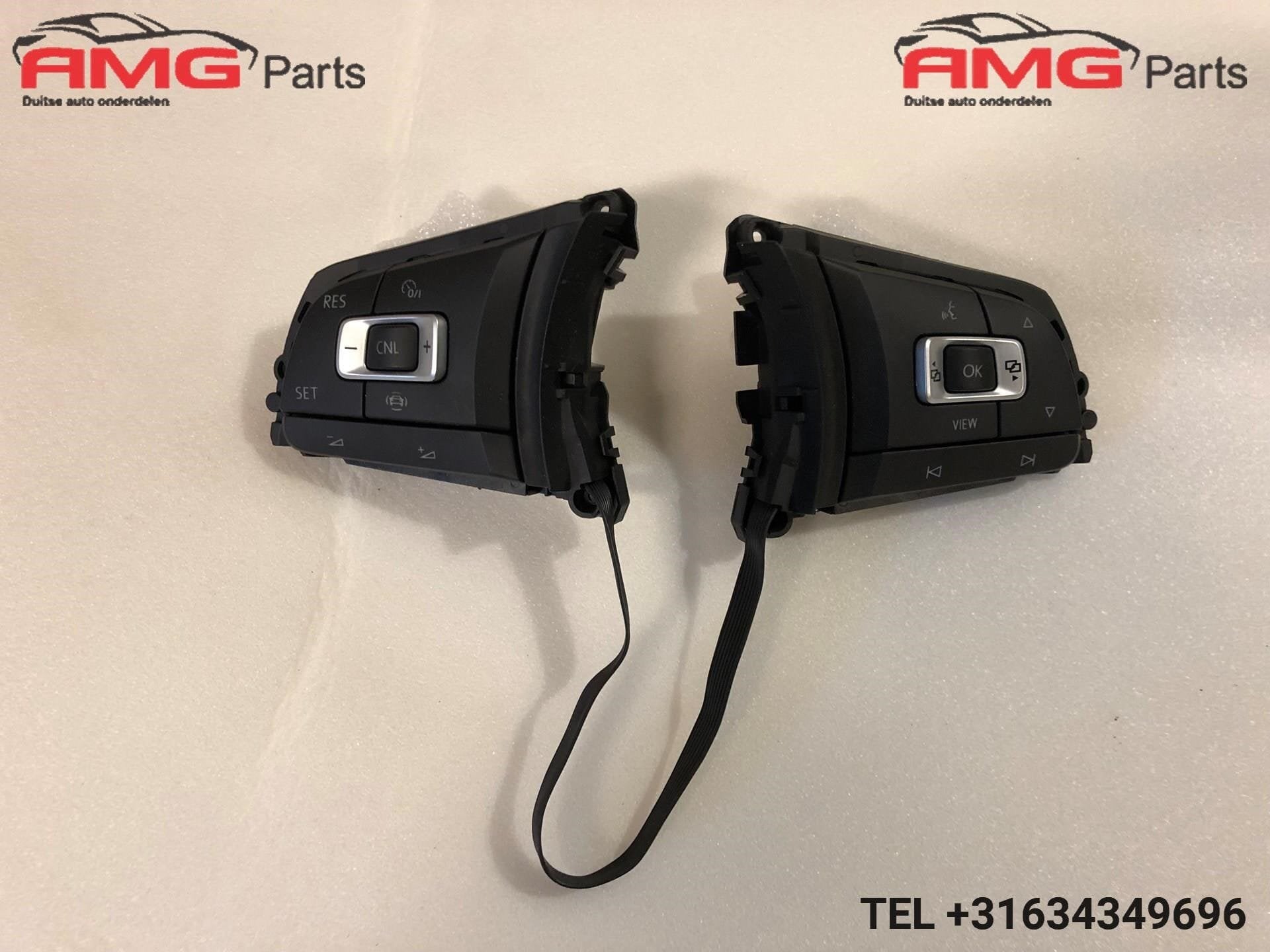 Vw Golf 7 GTI R Line Stuur CNL Knopjes Facelift 5G0959442AD, Auto-onderdelen, Volkswagen, Volkswagen AG, Nieuw, Vw@volkswagen.de