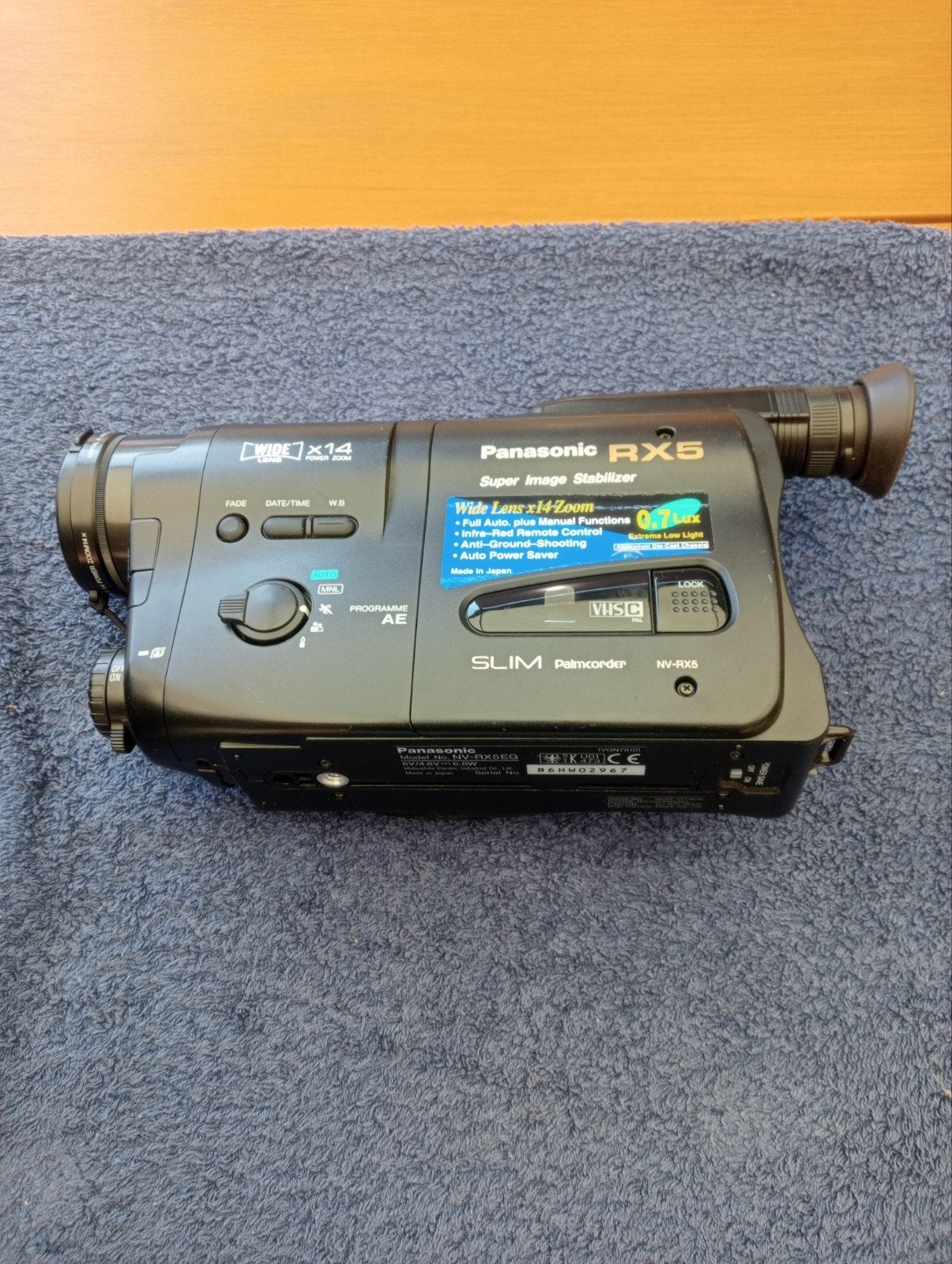 Panasonic RX5 avec accessoires, Enlèvement, VHS ou SVHS, Caméra