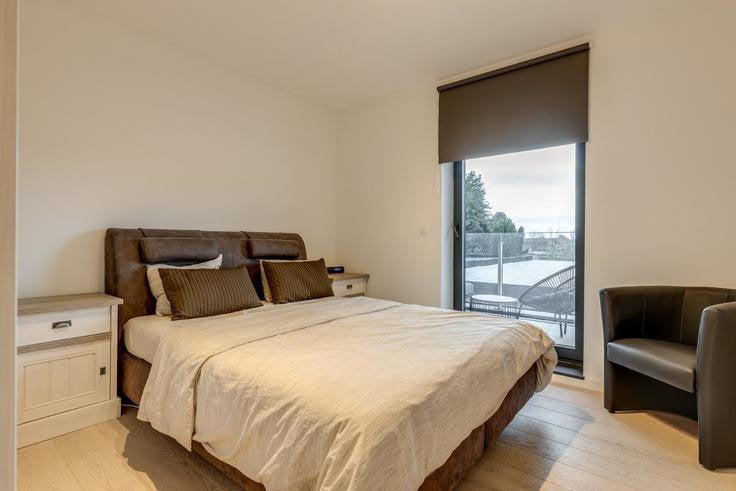 Tweepersoonbed te koop met matras, donsdeken en twee kussens, Ophalen, Zo goed als nieuw