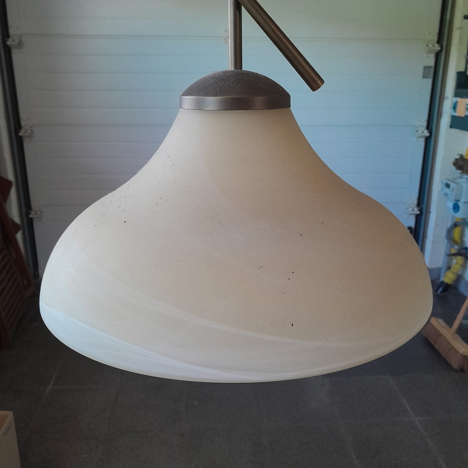 Grote hanglamp, Ophalen, Zo goed als nieuw, Glas