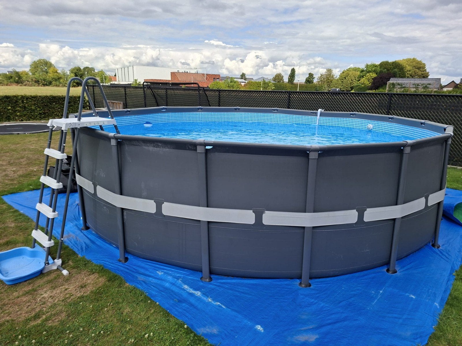Intex zwembad 5,5m met warmtepomp,..., Ophalen