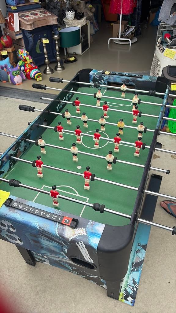 Kickertafel voetbaltafel, Ophalen, Gebruikt