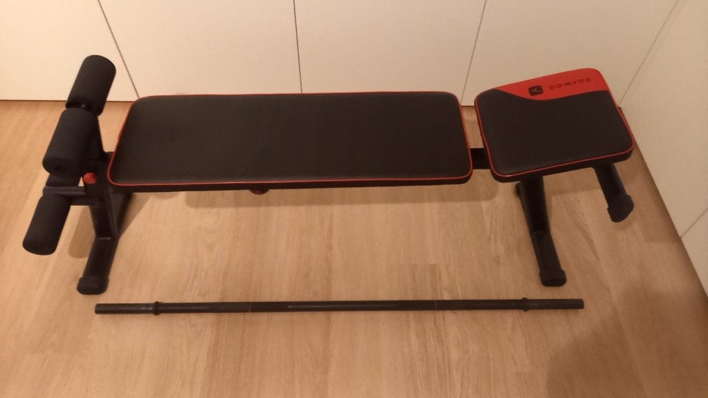 Bench 500 - halterbank + halterstang, Ophalen, Gebruikt, Overige typen, Armen