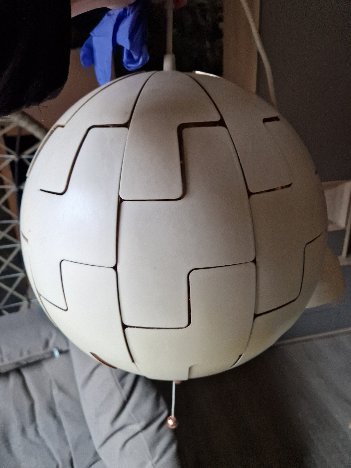 hanglamp death star 2 verschillende maten, Ophalen, Overige materialen, Scandinavisch, modern en futuristisch, E27 (groot)