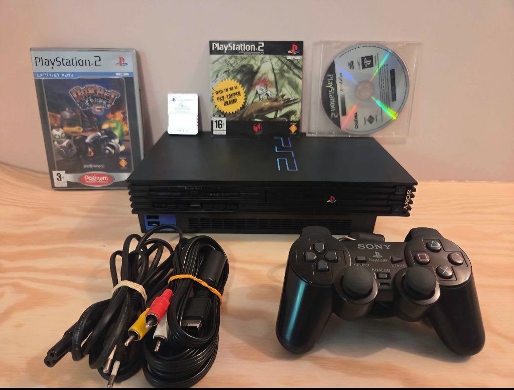 Ps2, Games en Spelcomputers, Ophalen, Gebruikt, Met games, Met 1 controller