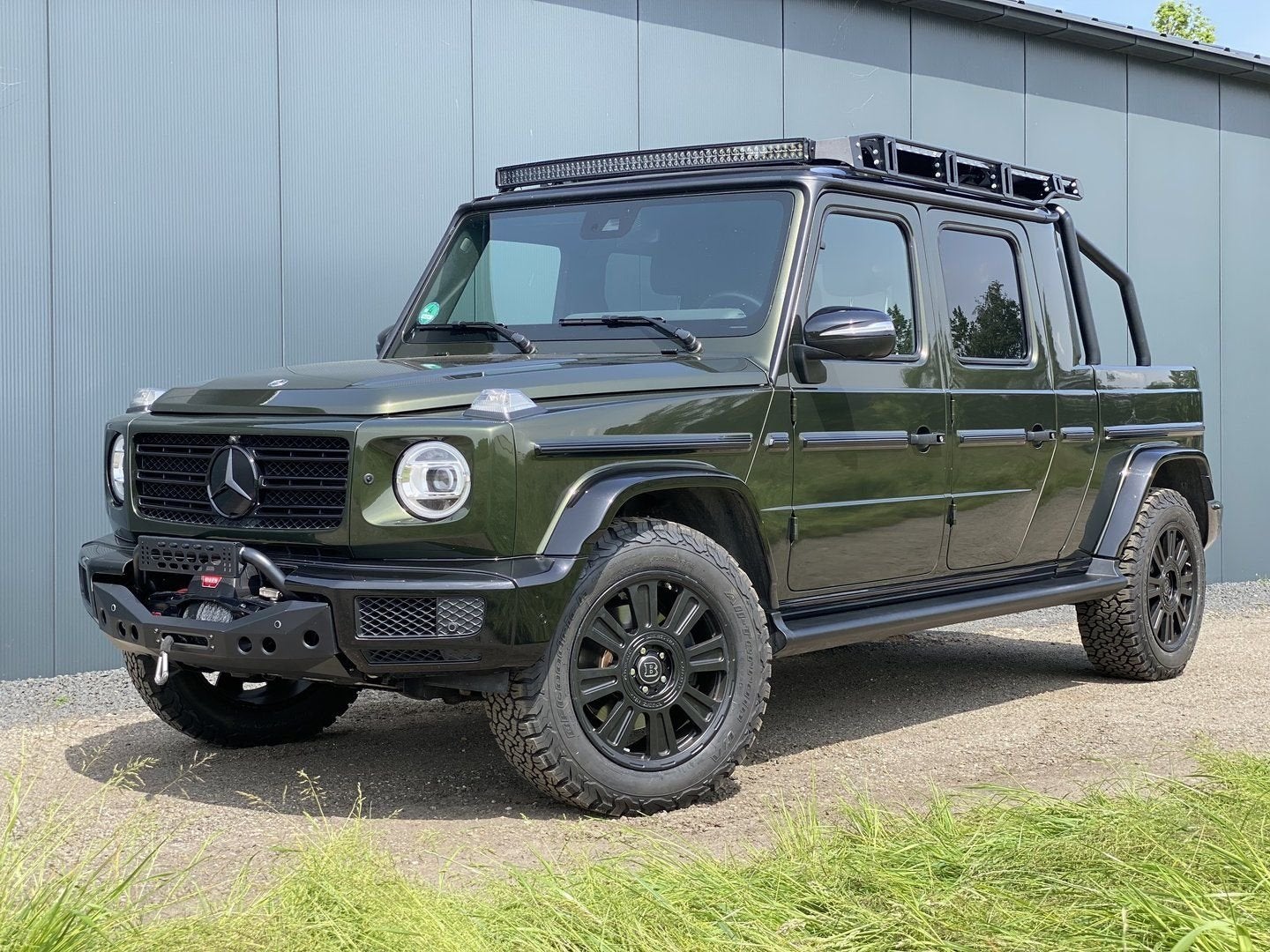Mercedes-Benz G 500 G-klasse Pick-Up Ombouw Op Maat, Auto's, Mercedes-Benz, Automaat, Parkeersensor, Zwart, G-Klasse