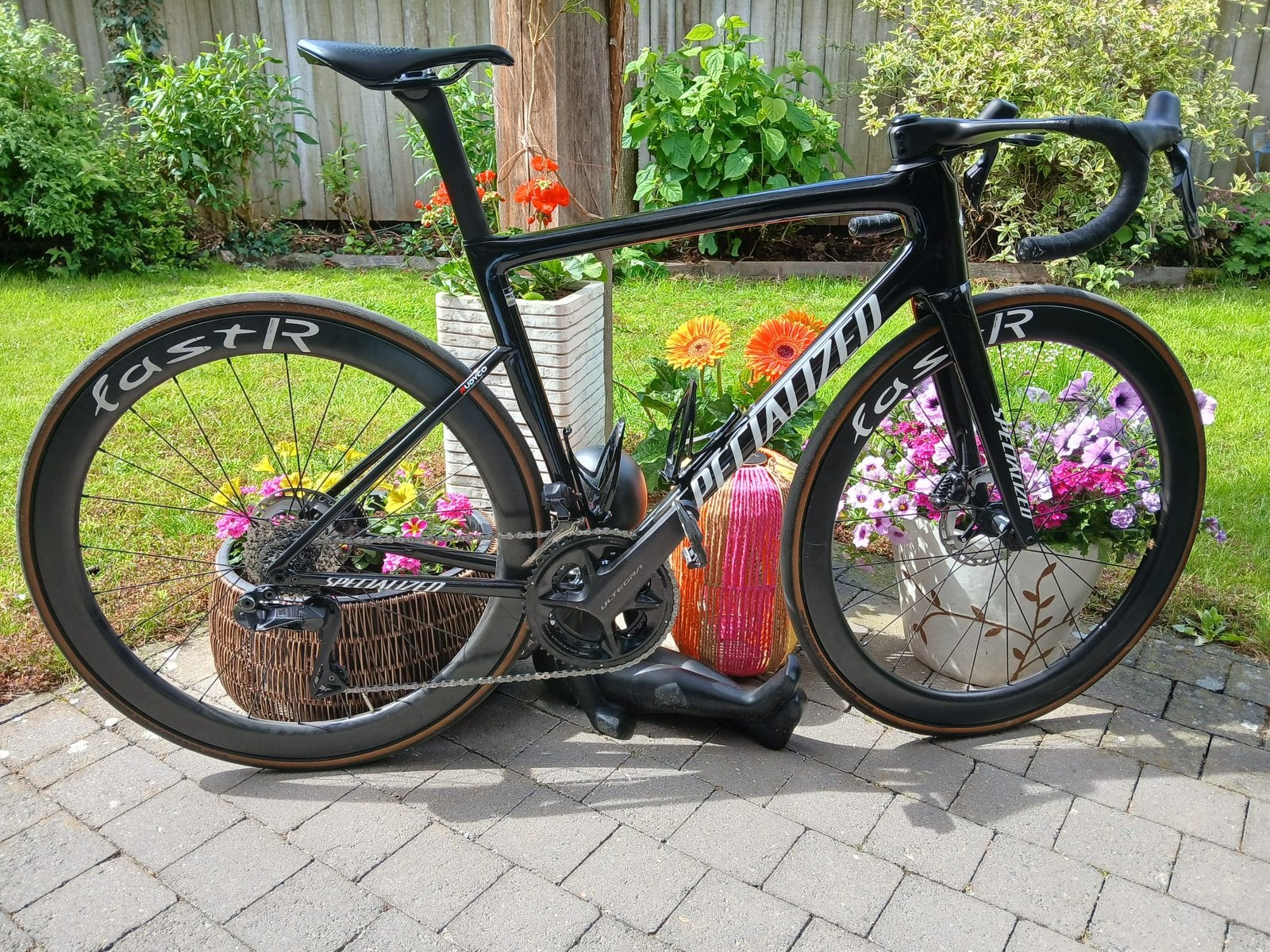 Specialized tarmac sl8 pro/zwart, Ophalen, Zo goed als nieuw