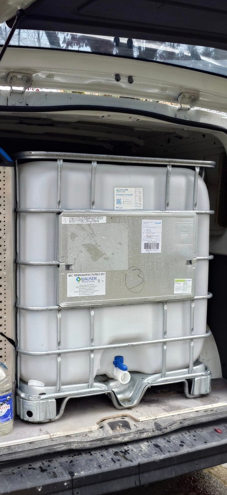 Réservoir IBC 1000L, 150 litres ou plus, Enlèvement, Utilisé, Avec robinet