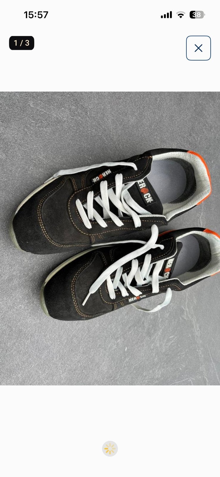 Herock chaussures de sécurité taille 45, Neuf, Enlèvement ou Envoi, Chaussures de travail, Noir