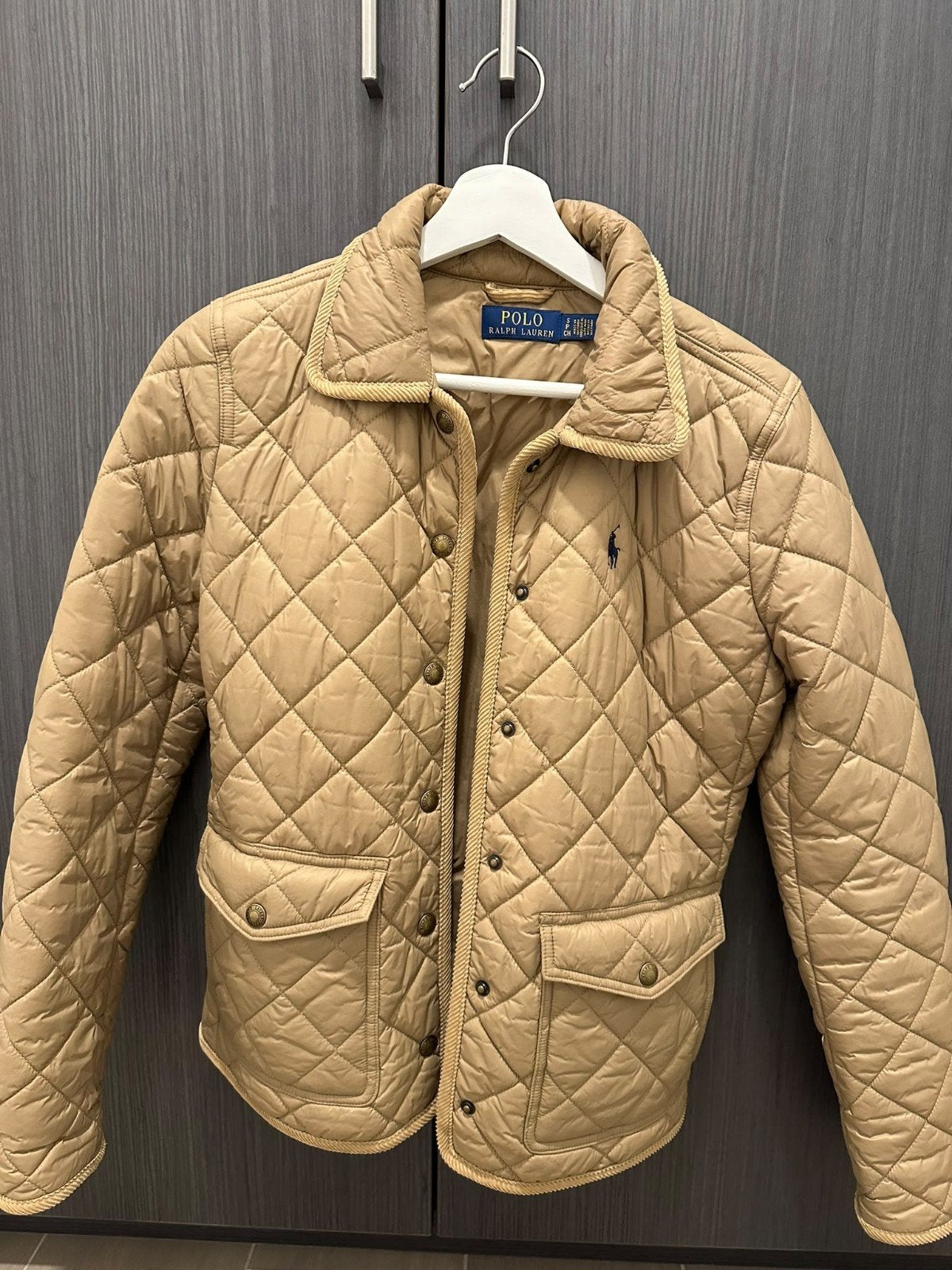 Jas Ralph Lauren Polo Maat S uitstekende staat, Polo ralph lauren, Beige, Ophalen of Verzenden, Zo goed als nieuw