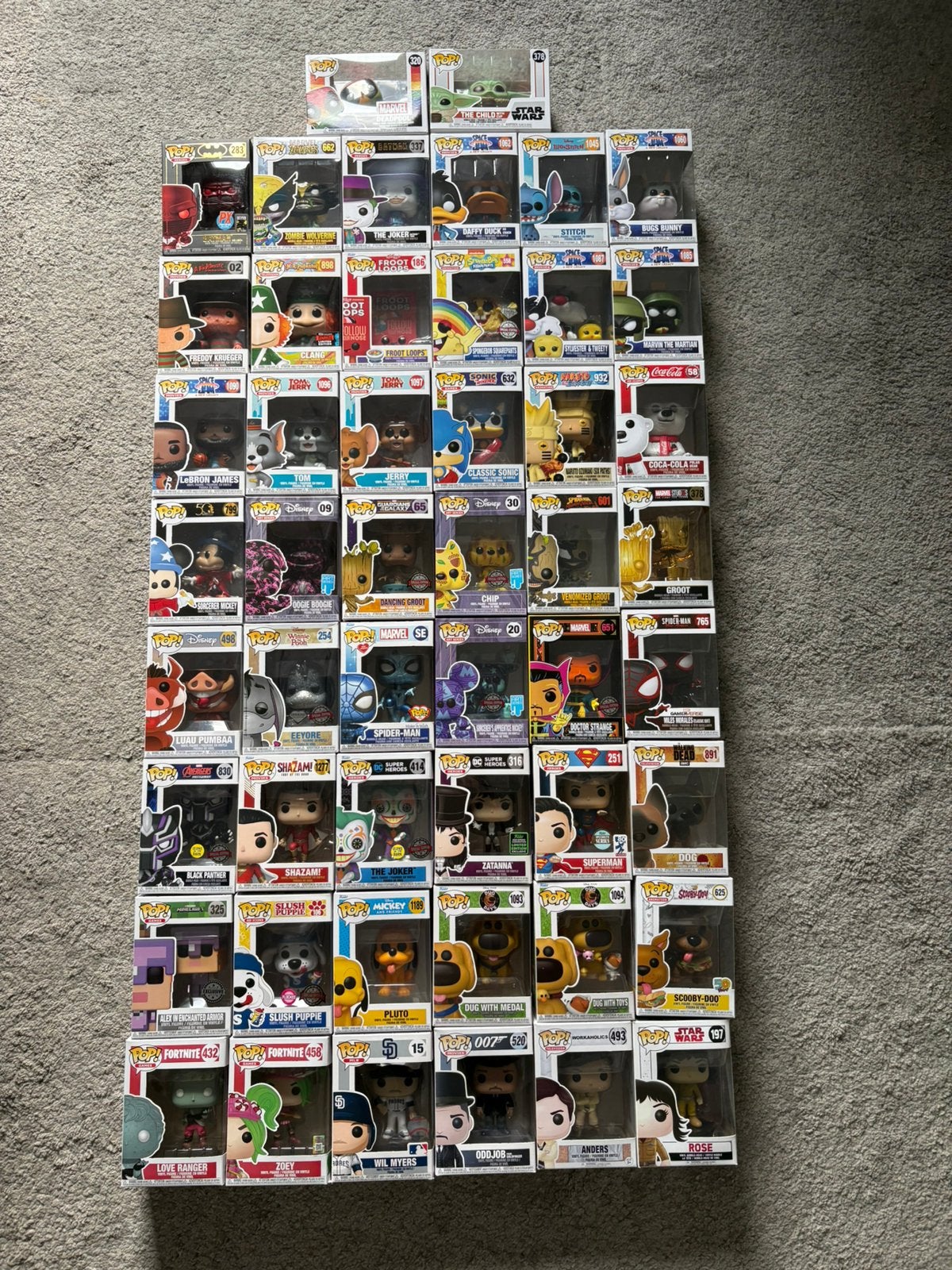 50 funko pop’s en 9 soda cans, Ophalen, Nieuw, Pop