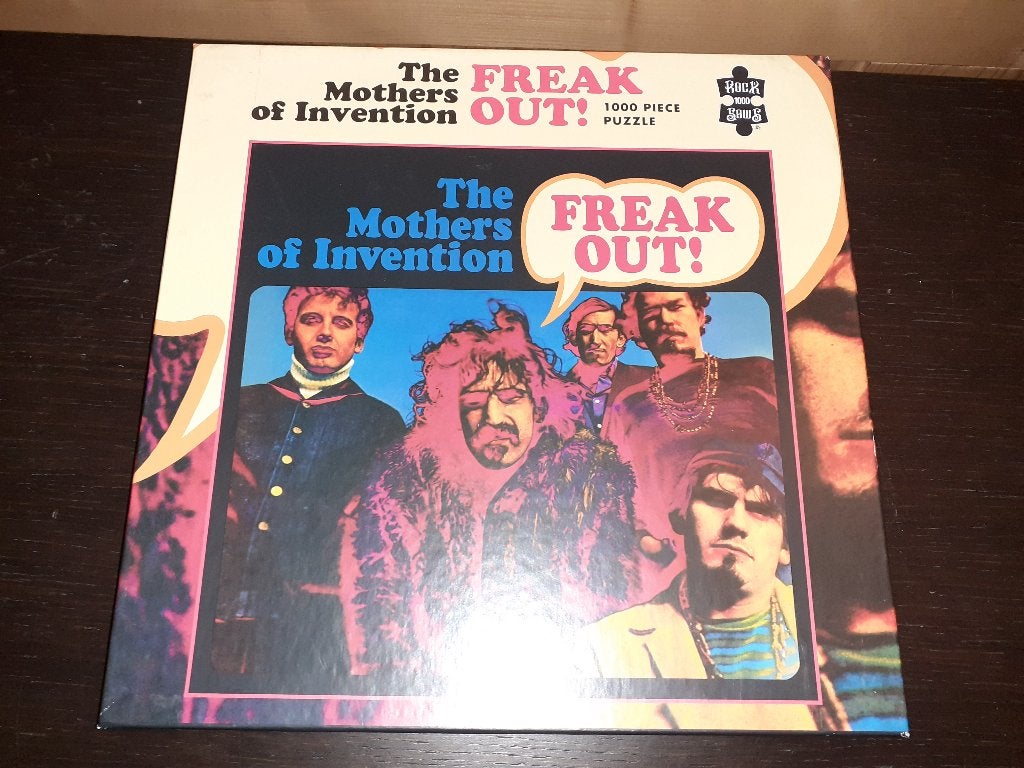 The Mothers Of Invention FREAK OUT puzzel, Rock Saw Puzzle, Ophalen of Verzenden, 500 t/m 1500 stukjes, Zo goed als nieuw, Legpuzzel