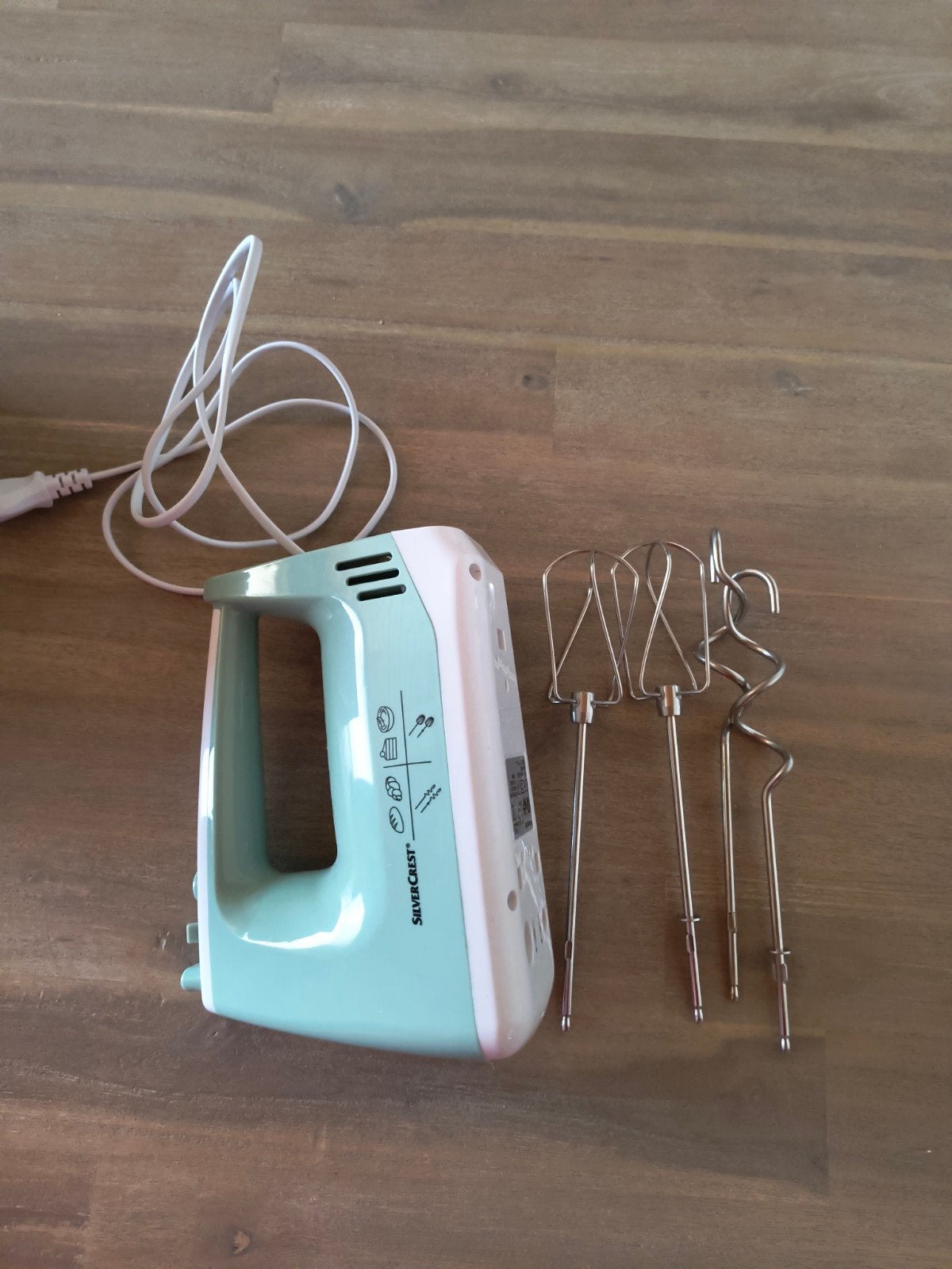 hand mixer, Silver Crest prima staat, Ophalen, Zo goed als nieuw, Vaatwasserbestendig, 3 snelheden of meer