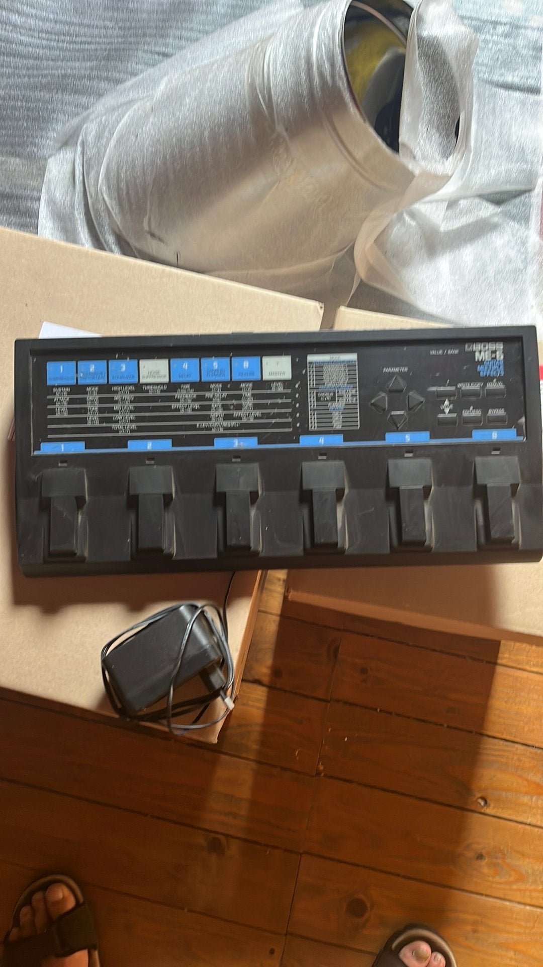 Boss ME-6, Ophalen, Gebruikt