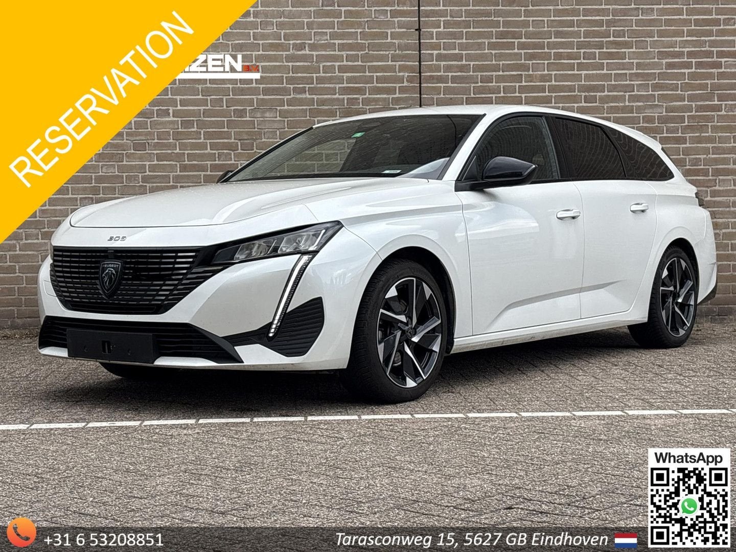 Peugeot 308 1.5 BlueHDi Allure Pack Business | € 8.200,- NET, Auto's, Peugeot, 116 g/km, Wit, Parkeersensor, Te koop