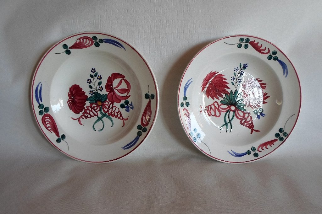 Assiettes en faïence de Jemappes, Antiquités & Art, Enlèvement