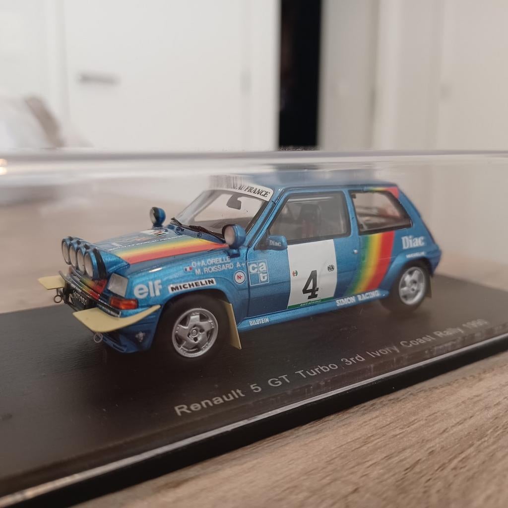 1:43 Renault 5 turbo 1990 coast rally rare collector item, Ophalen of Verzenden