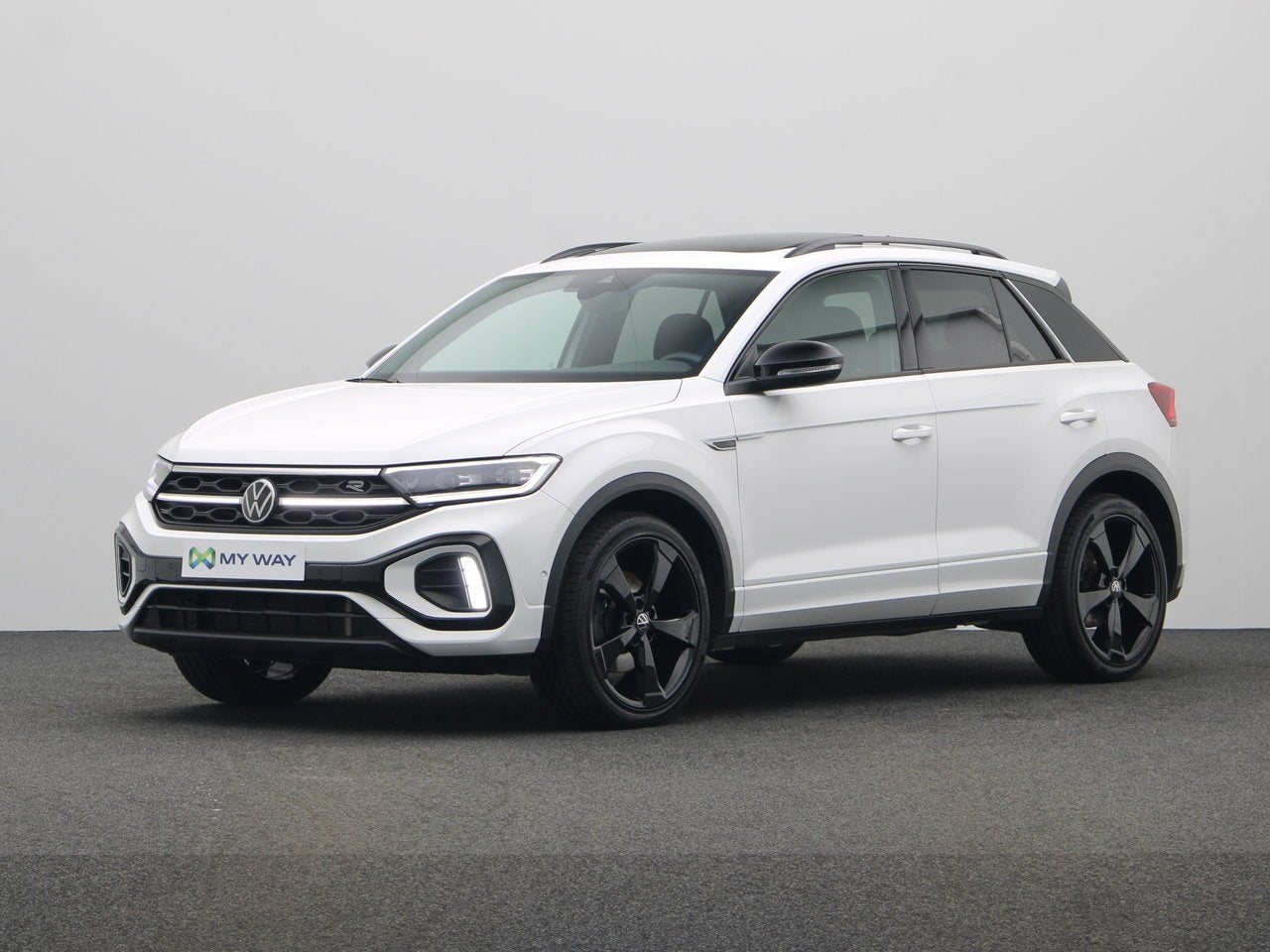 Volkswagen T-Roc R-LINE 2.0 TSI 190 PK 4MOTION DSG AUTOMAAT, Auto's, Automaat, 177 g/km, Wit, Bedrijf
