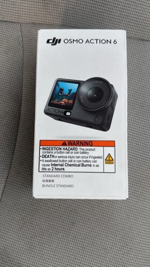 DJI Osmo Action 6 digitale actiecamera Standard Combo, TV, Hi-fi & Vidéo, Caméras action, Enlèvement ou Envoi, Neuf, Autres marques