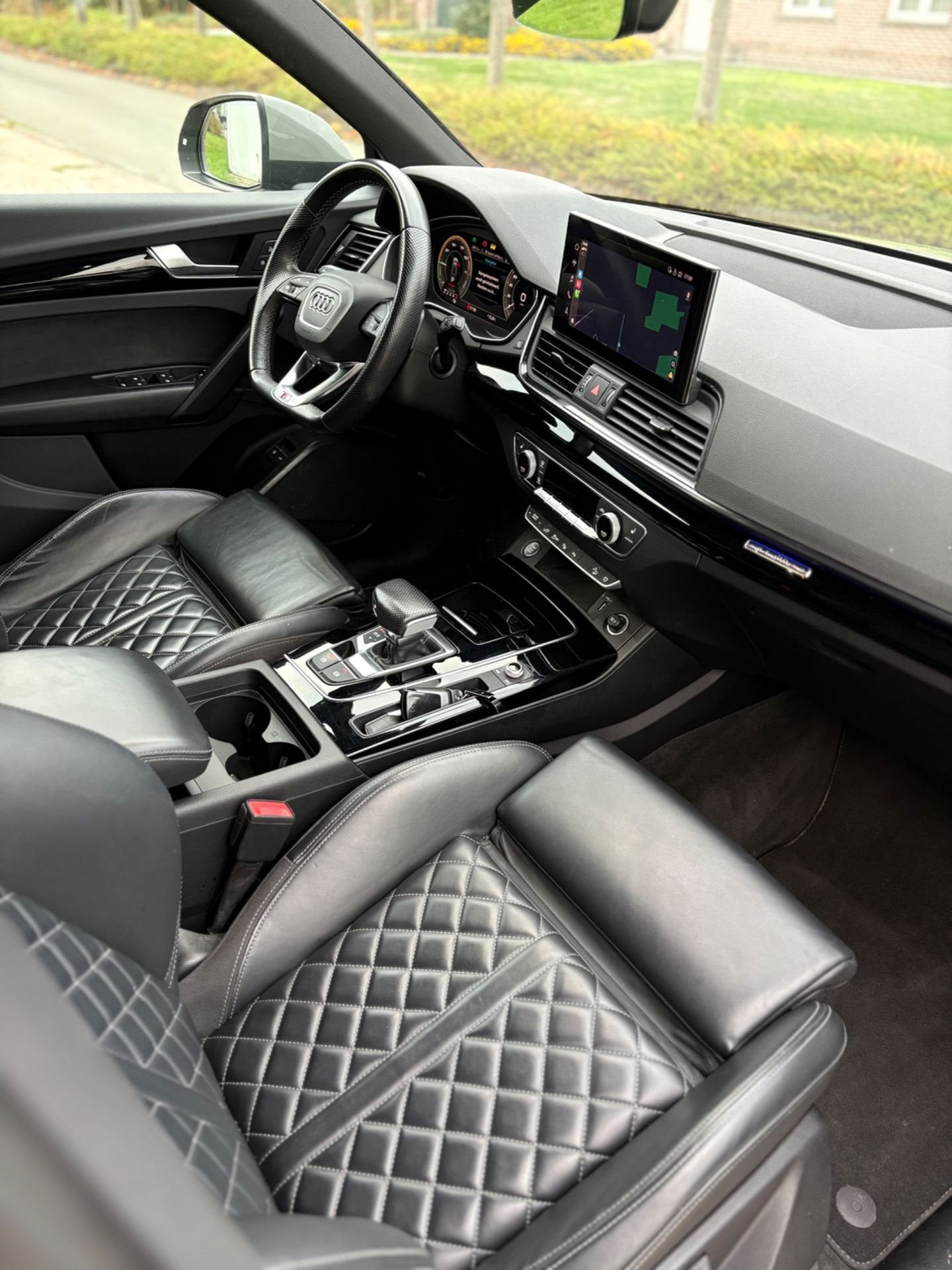 Audi Q5 Coupe Sportback 50 Tfsi E Quattro Sline Sfeer Navi, Autos, Argent ou Gris, Achat, Euro 6, Entreprise