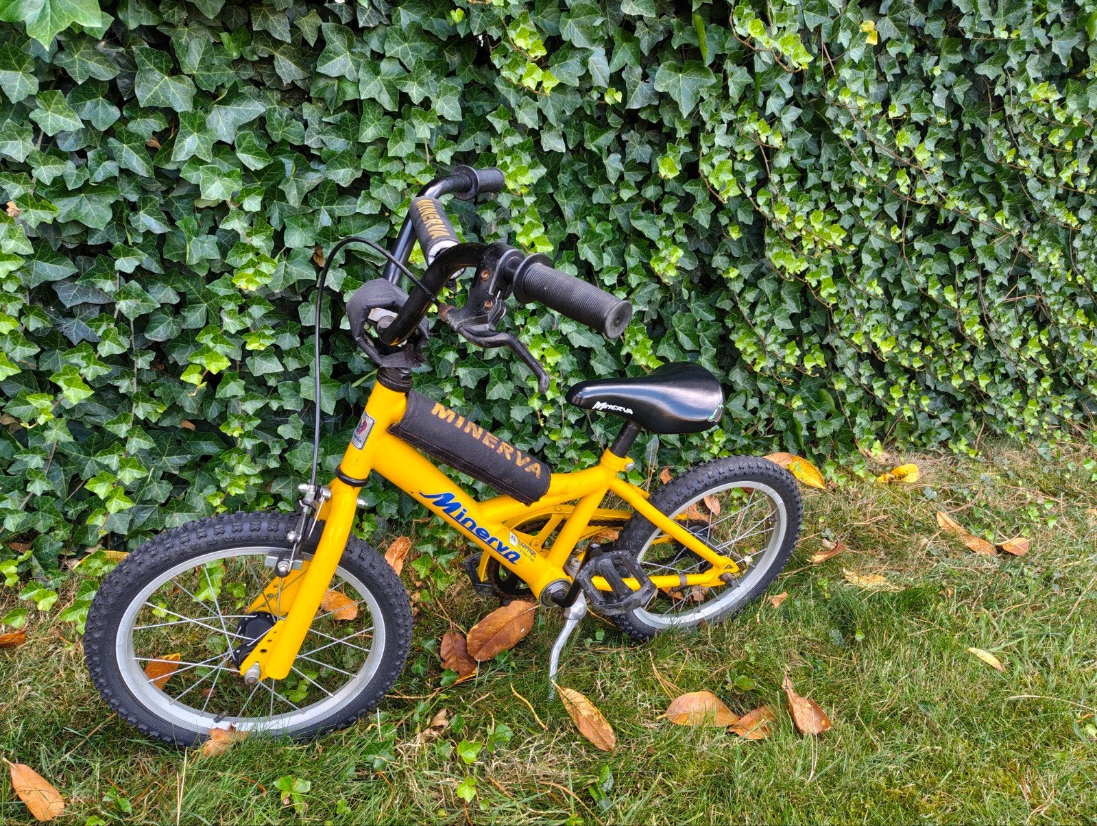 Minerva kinderfiets geel / stoere BMX jongensfiets / meisjes, Enlèvement, Utilisé, Minerva