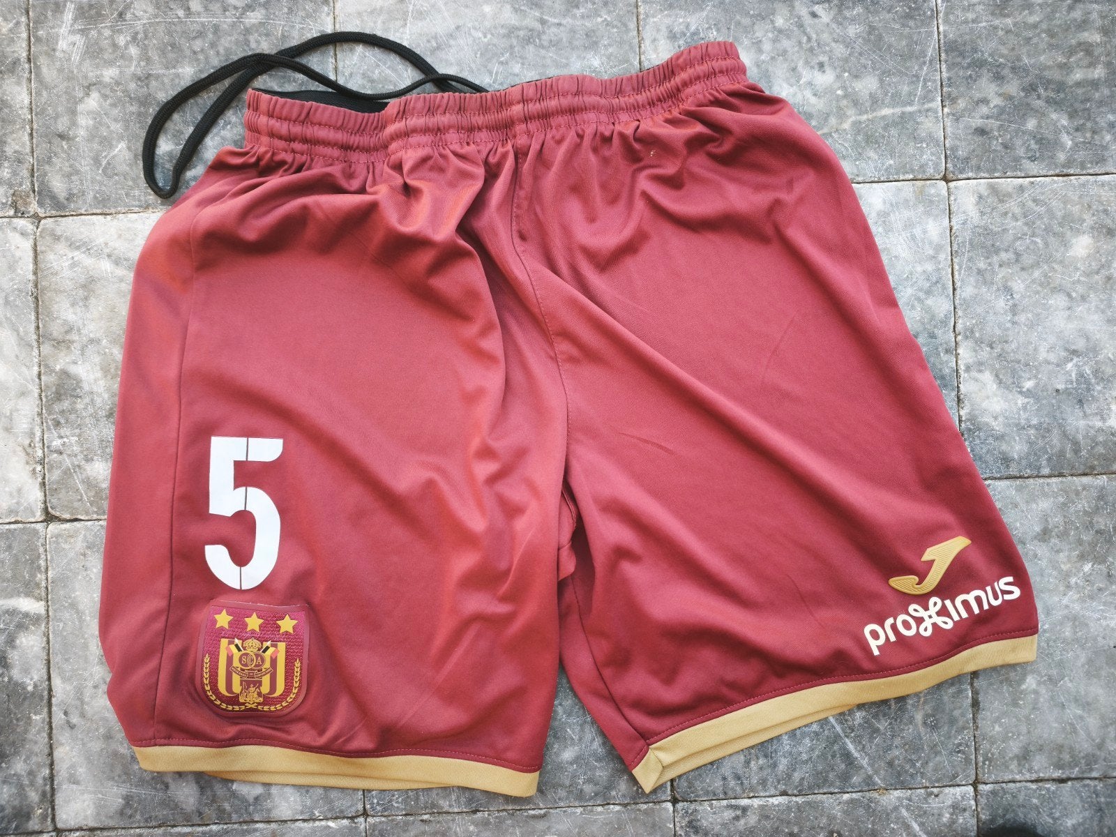 Short matchworn RSC Anderlecht Makarenko Medium, Ophalen of Verzenden