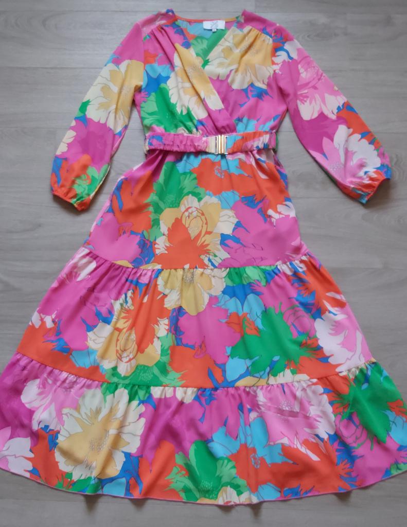 Zomerjurk J/W maat L, Kleding | Dames, Jurken, J/w, Ophalen of Verzenden, Zo goed als nieuw, Maat 42/44 (L)