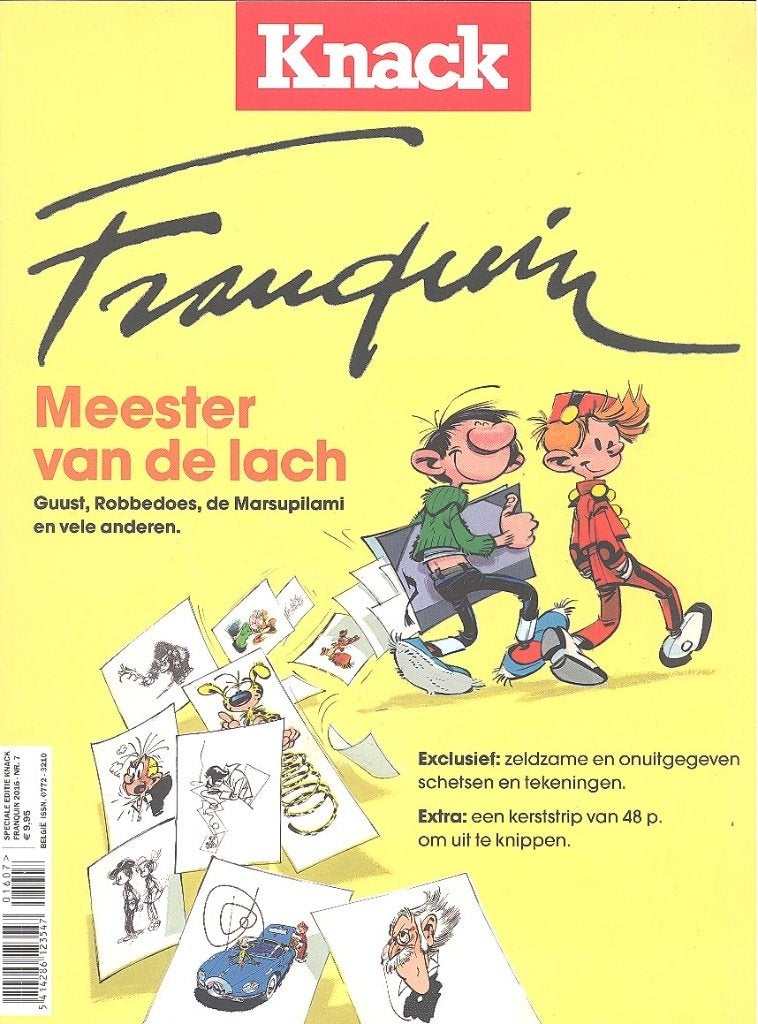 Knack Special 7 - Special over Franquin (2016)., Enlèvement ou Envoi, Une BD, Comme neuf, FRANQUIN