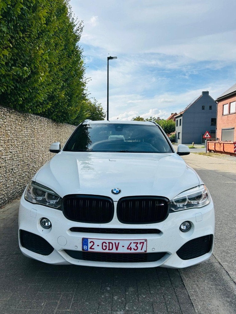BMW X5 25D, Auto's, 1995 cc, Wit, Leder, 2400 kg
