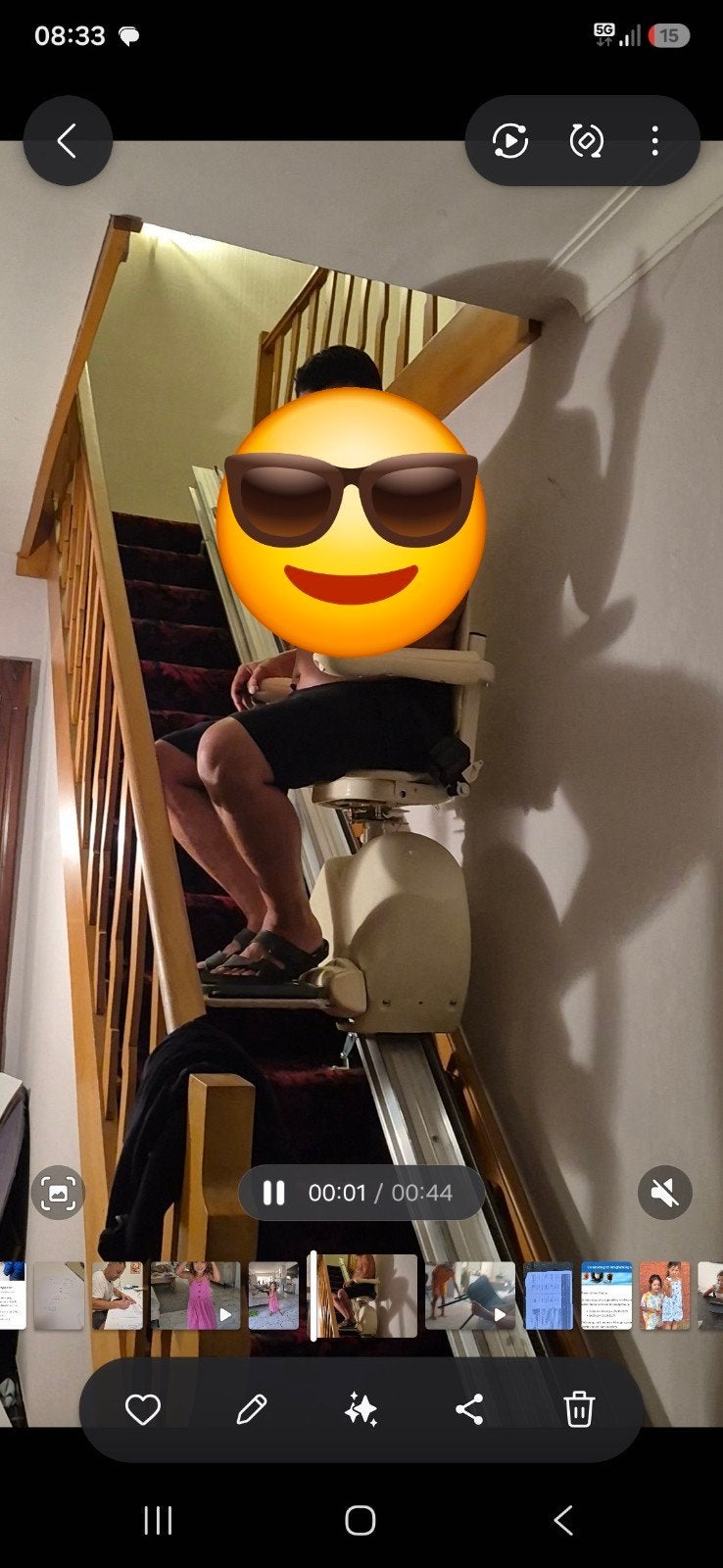 Werkend Traplift recht naar boven, Divers, Monte-escaliers, Enlèvement, Droit