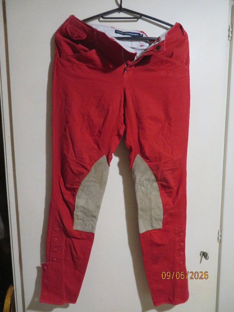 Ruitersbroek Ralp Lauren Sport, rood, maat 4, Verzamelen, Merken en Reclamevoorwerpen, Ophalen, Nieuw, Overige typen